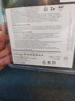 Cartucho de impresora HP black 339