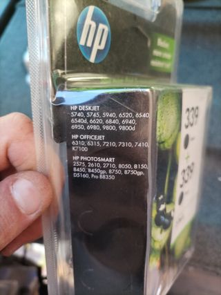 Cartucho de impresora HP black 339