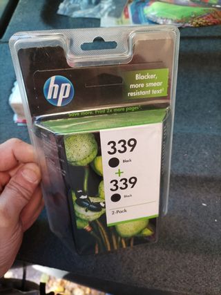 Cartucho de impresora HP black 339