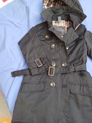 Gabardina Zara Kids niña