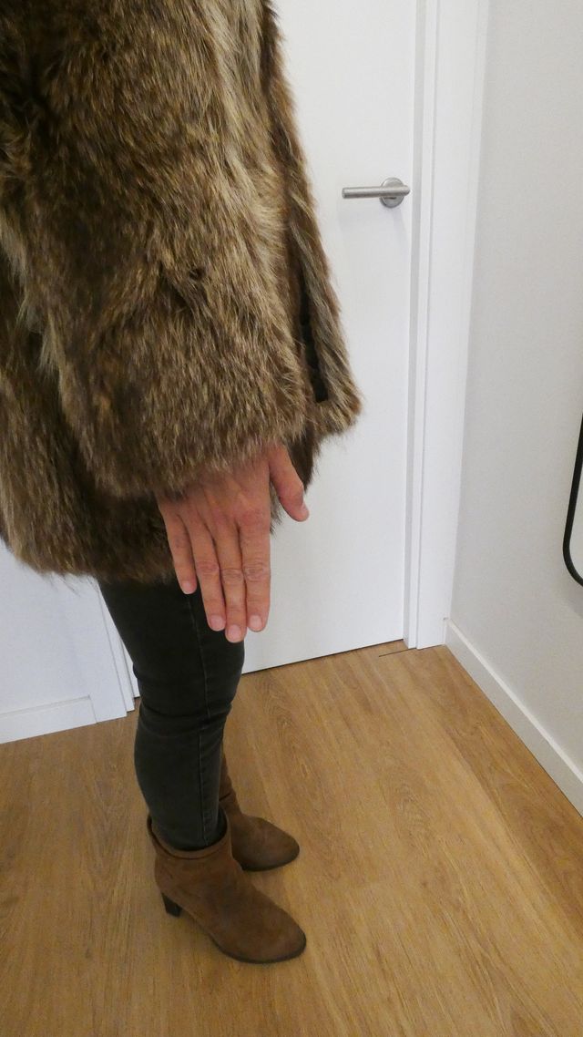 Abrigo piel de marmota