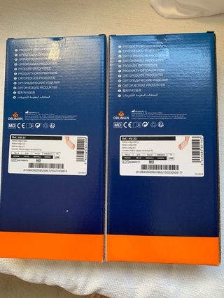 Ferula Orliman post operac juanetes pie izquierdo