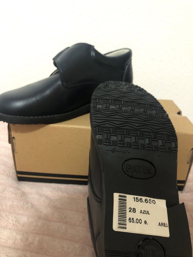 zapatos de piel talla 28