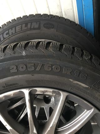 gomme invernali michelin con cerchi lega