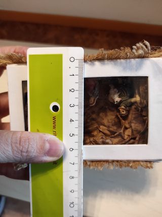 Presepe artigianale in scatola