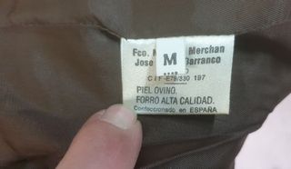 Cazadora de piel auténtica VITANGE 