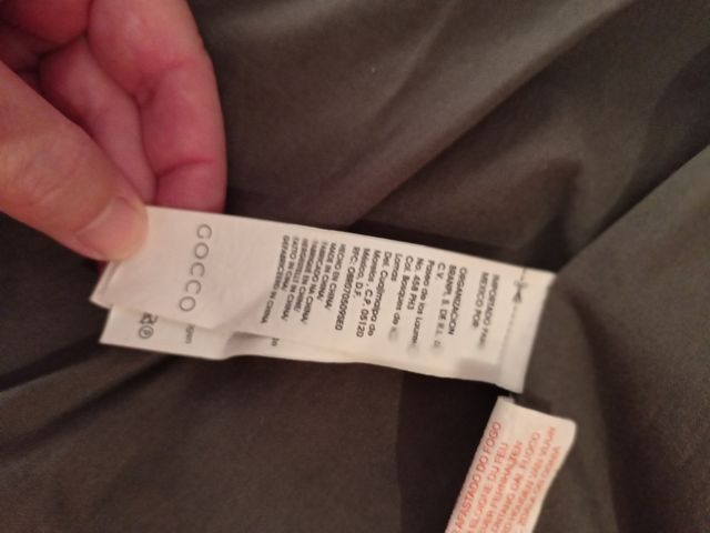 Chaquetón unisex impermeable de Gocco