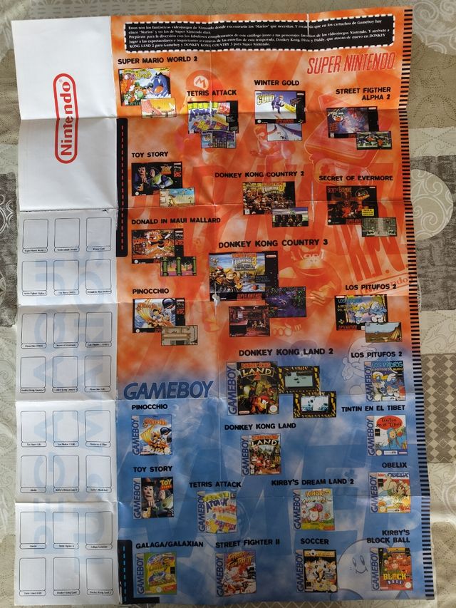 Poster desplegable Nintendo 