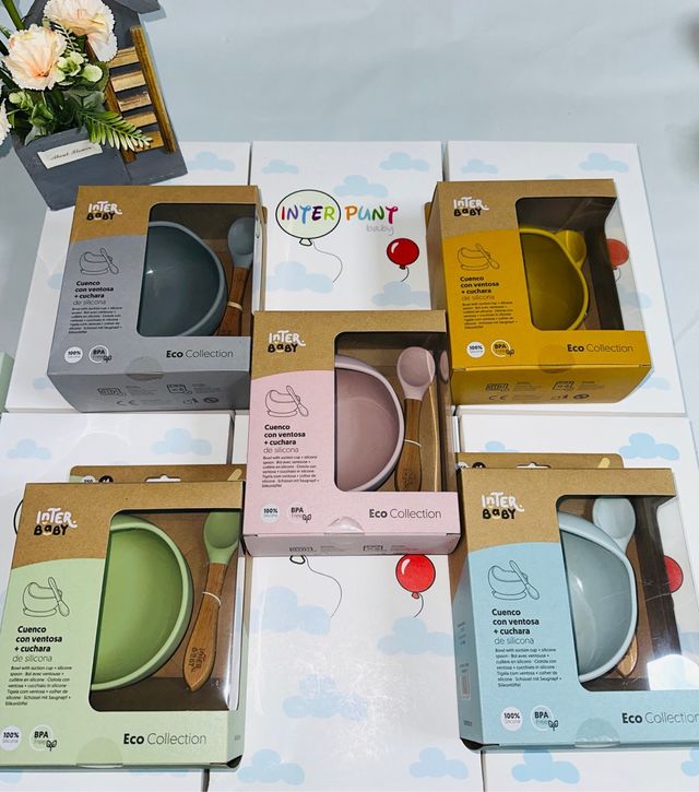 Interbaby- Cuenco + cuchara para bebé