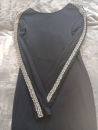 Vestido ASOS pedrería fiesta talla S