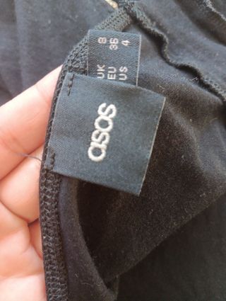 Vestido ASOS pedrería fiesta talla S