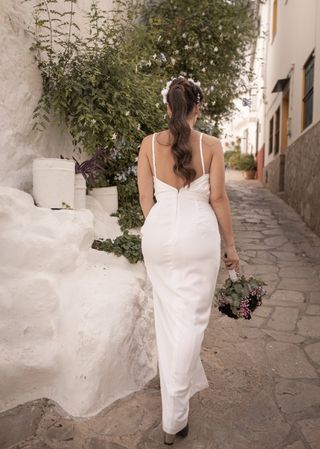 Vestido novia / 2piezas