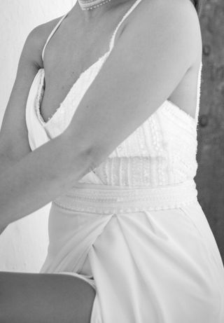 Vestido novia / 2piezas