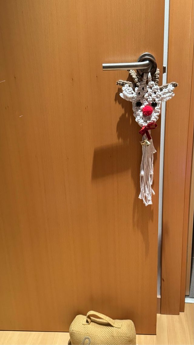 Reno macramé decoración
