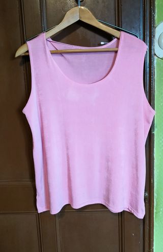 Camiseta tirantes rosa