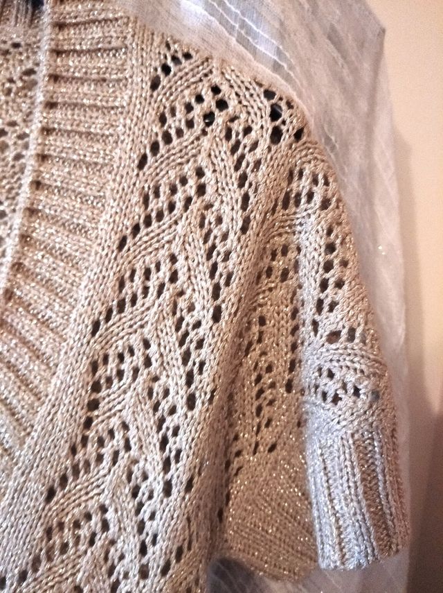 Chaleco dorado Mango 