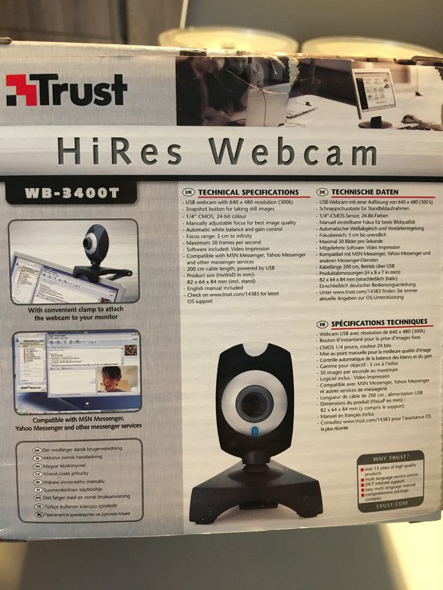 Trust Hires Webcam - WB- 3400T