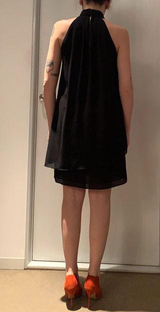 Abito Halter nero Zara