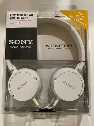 Cuffie bianche Sony MDR-ZX100