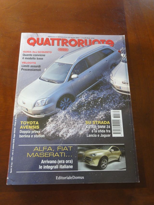 QUATTRORUOTE 570 2003 + DUERUOTE VESPA