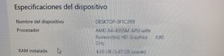 Ordenador Portátil HP pantalla grande