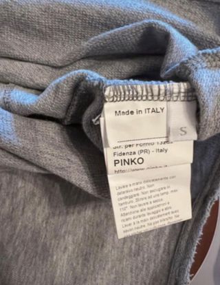 Abito firmato Pinko in cotone garzato 