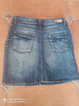 Falda vaquera fórmula joven talla40