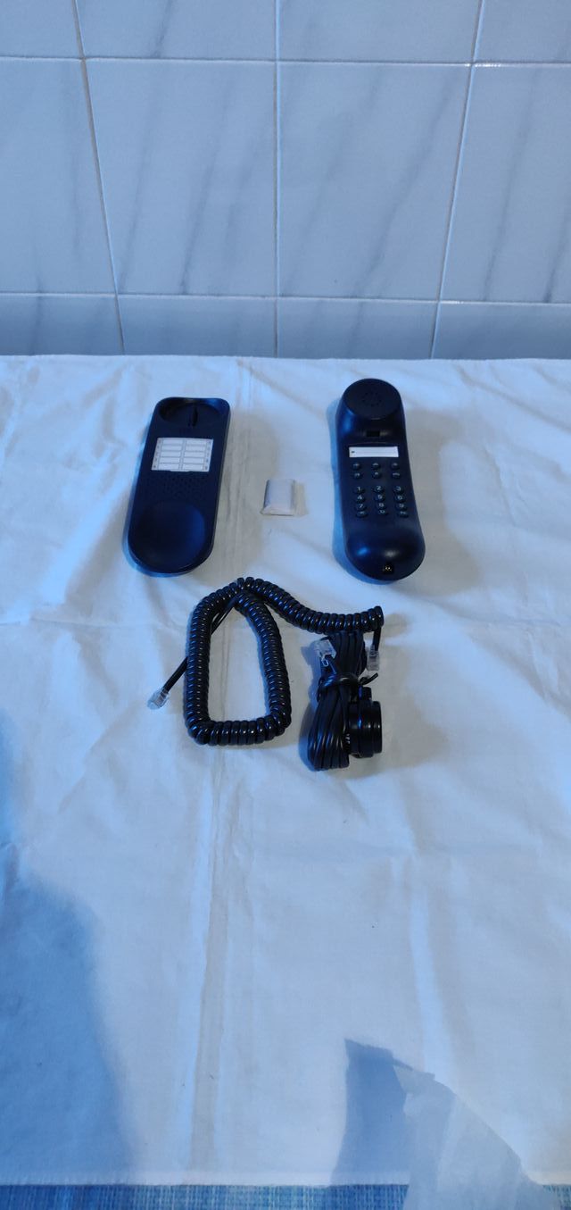 Telefono con filo Master T88-50 blu, mai usato