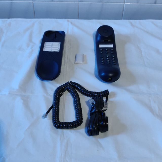 Telefono con filo Master T88-50 blu, mai usato