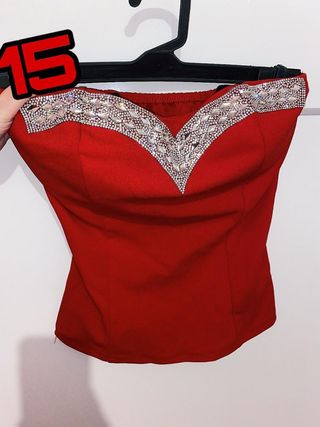 Tops de brillo para navidad