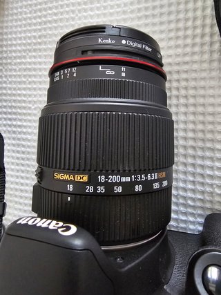 CANON 550D, OBJETIVO 18-200, TRIPODE