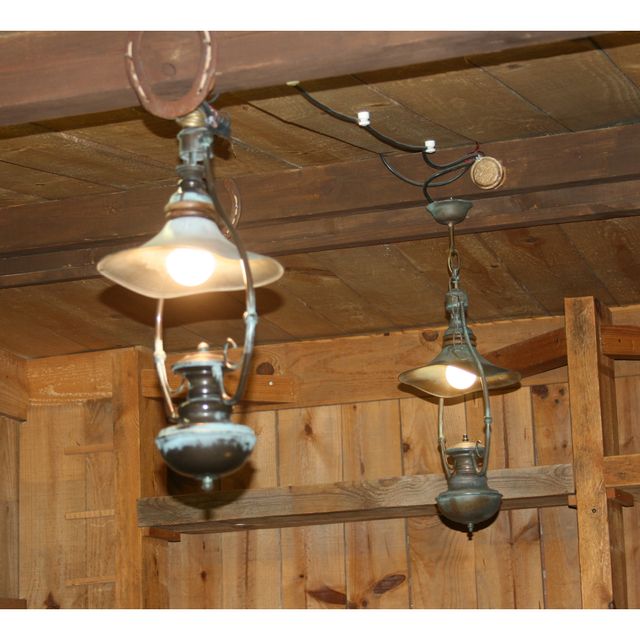 LAMPADA VINTAGE, LAMPADA DA SOFFITTO, OTTONE