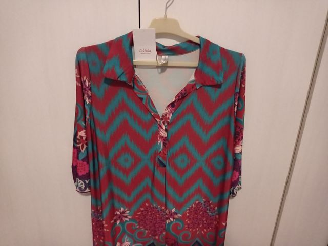 Vestido colorido Talla única