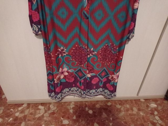 Vestido colorido Talla única