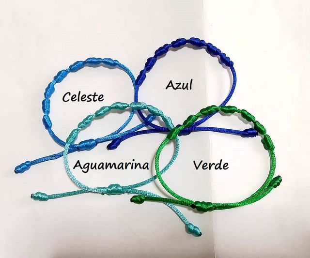 Pulseras 7 nudos