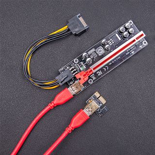 Riser PCI-E 1x - 16x USB 3.0 ver. 009s plus Qoltec