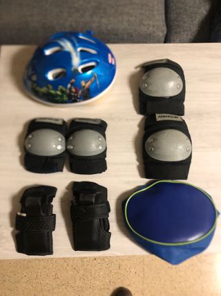 Casco y protecciones