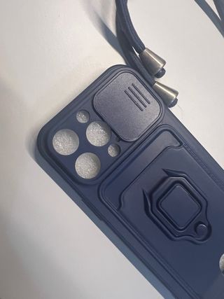 funda con tapa camara y para colgar iphone 13 pro