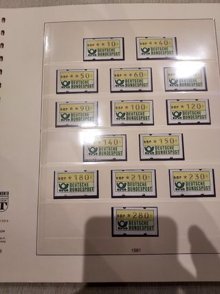 Alemania 1981-1984 sellos