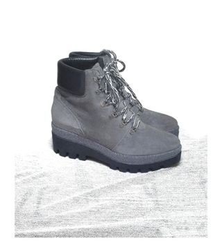 ALPE BOTINES DE PIEL GRIS 