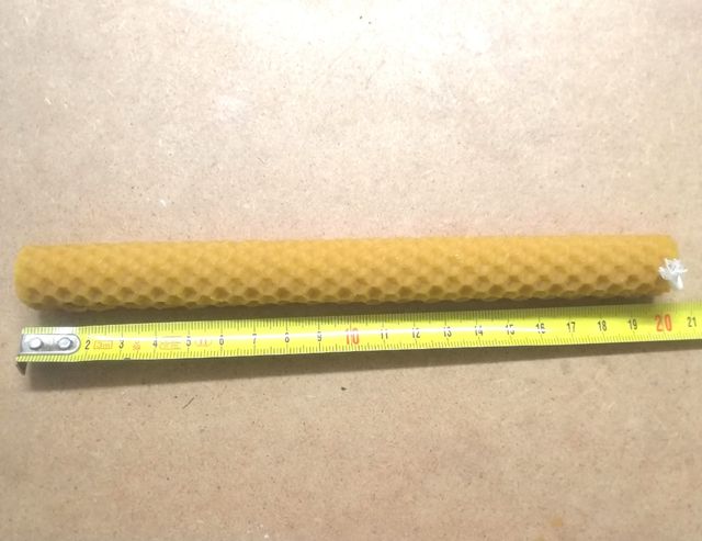 Velas de panal de abeja.