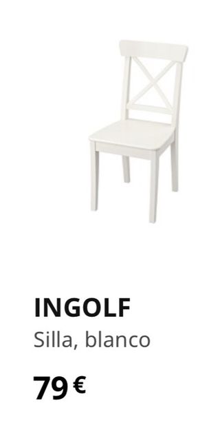 3 sedie INGOLF di Ikea nere