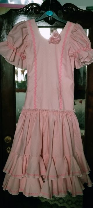 Traje flamenca gitana sevillana niña