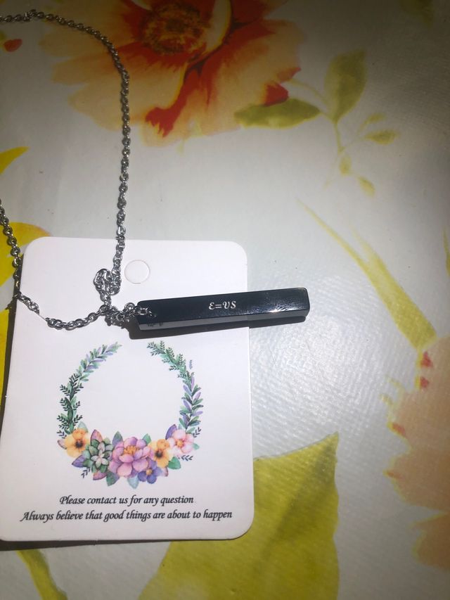 Colgante elegante con la formula de Grabovoi