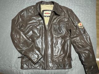 Chaqueta piel de vacuno CARAMELO