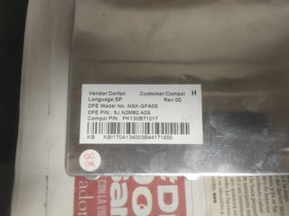 Teclado portátil Acer aspire 5541 