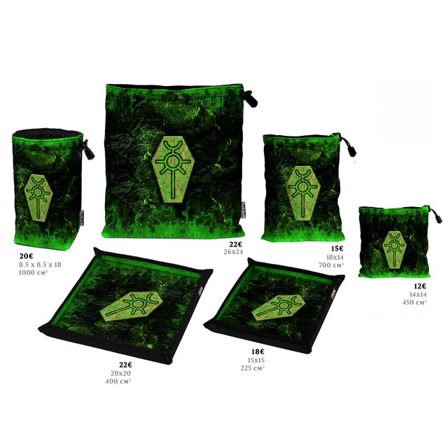 🎲 Bolsas y bandejas para Necrones Warhammer 40k