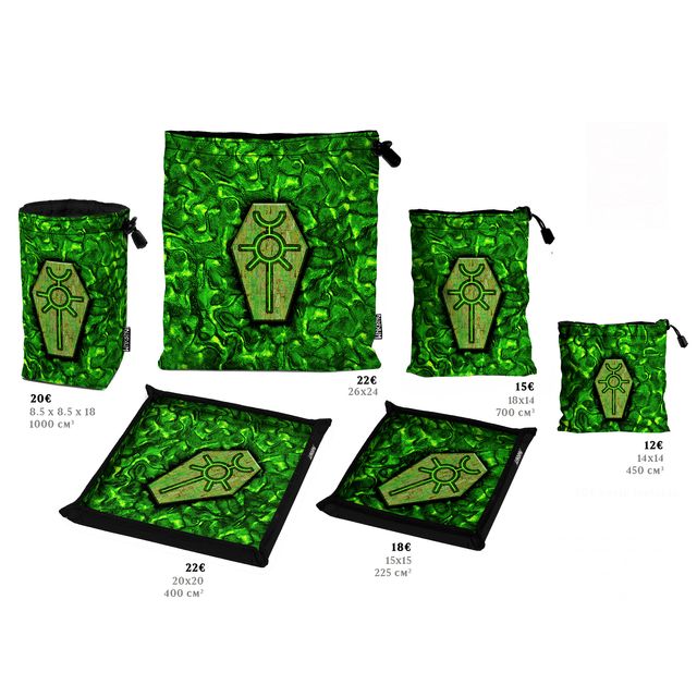 🎲 Bolsas y bandejas para Necrones Warhammer 40k