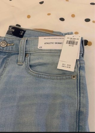 Jeans elástico talla 38 marca americana Hollister