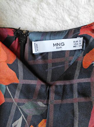 Blusa satinada Mango